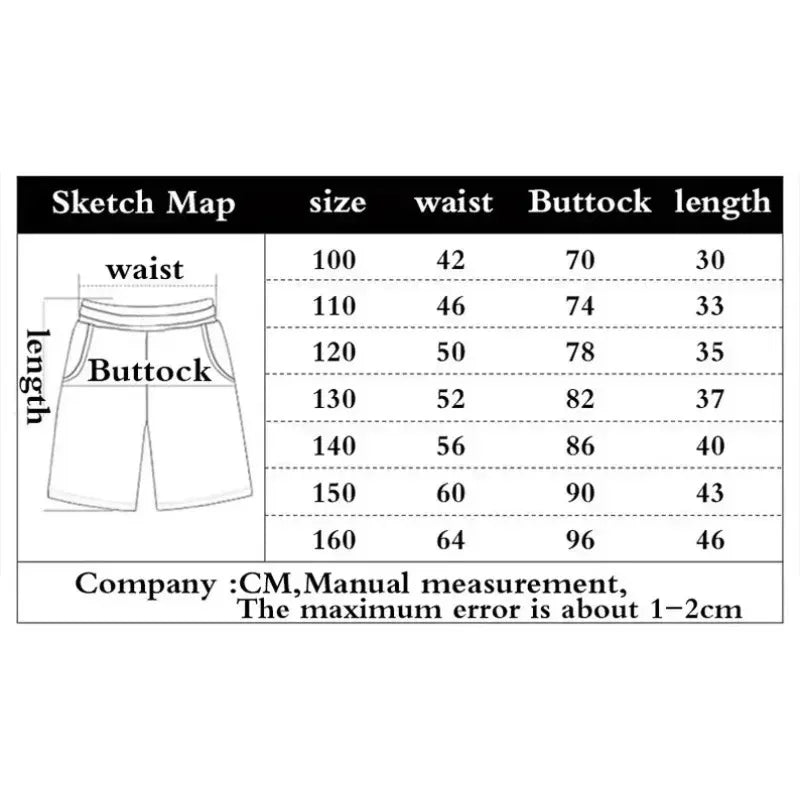 2026 Summer Dragon Ball Gogeta SSJ4 Printed Shorts Men Retro Classic Oversized Fitness Gym Streetwear Unisex Adult & Kids