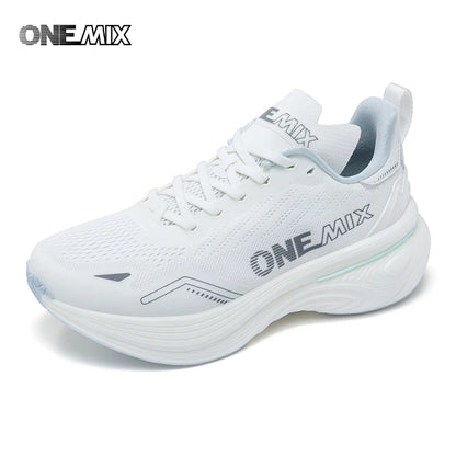 ONEMIX 2026 New Cushioned Running Shoes for Women and Men Lightweight Fashion Outdoor Sneakers Road Sports Shoes Training Jogging Fitness