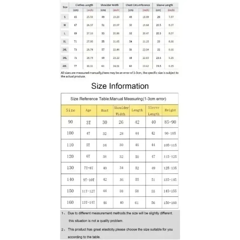 Dragon Ball Animation New Broli Joint T-Shirt Summer Men's and Women's Loose Casual Children's Parent-Child Short Sleeves Top