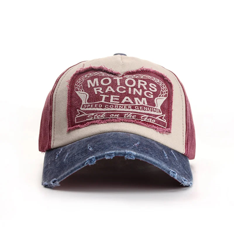 Casquette de baseball en coton printemps-été pour homme, style délavé et vieilli, chapeaux pour homme et femme, casquette de soleil pour l'extérieur, casquettes hip-hop, style décontracté, multicolore