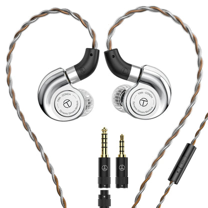 TRN Conch Lucky Bag In-Ear-Monitore – kabelgebundene DLC Diamond Dynamic HiFi-Ohrhörer mit Tuning-Düsenfiltern für Xiaomi