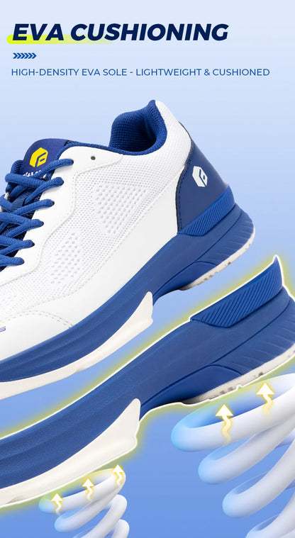 Zapatillas de tenis FitVille para hombre, versión ancha 2E, calzado deportivo profesional de entrenamiento, transpirable y antideslizante, para deportes de raqueta, con soporte para el arco plantar