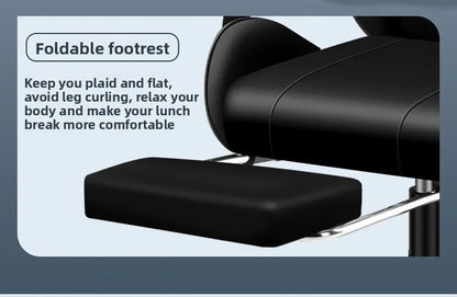 Silla gaming cómoda y ergonómica para uso prolongado, reclinable, con masaje y base giratoria