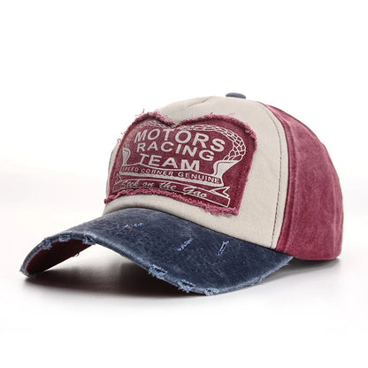 Casquette de baseball en coton printemps-été pour homme, style délavé et vieilli, chapeaux pour homme et femme, casquette de soleil pour l'extérieur, casquettes hip-hop, style décontracté, multicolore