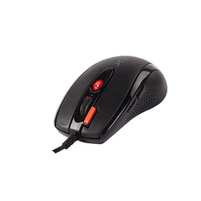 A4TECH X7 X-710BK Oscar žaidimų pelė, 2000DPI, 1000HZ, 4D ratukas, 160K vidinė atmintis, Oscar Mouse Editor, be tvarkyklės