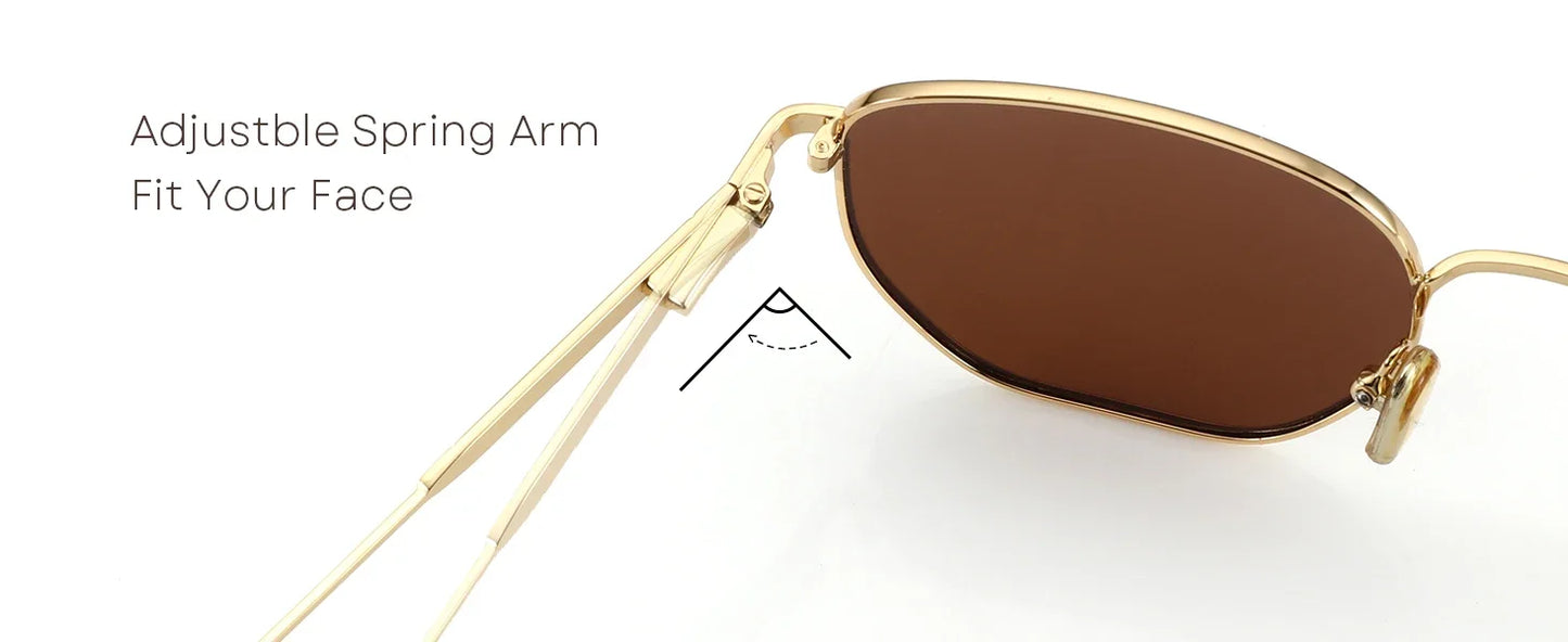 ZENOTTIC Fashion Hexagon Polarized Retro Sunglasses for Men Women-Vintage Metal Frame Design UV Protection Trendy Fashion Shades