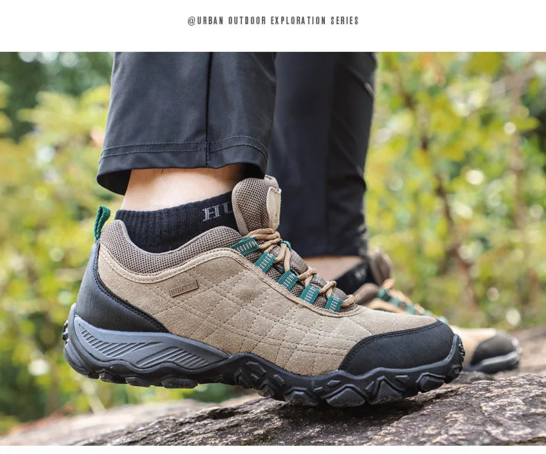 HUMTTO Wanderschuhe für Herren, luxuriöse Designer-Winter-Kletter- und Trekking-Sneaker aus Leder, Outdoor-Sport- und Arbeitsschuhe für Herren 110282A