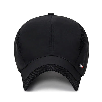 Waterproof Cotton Quick Dry Baseball Cap Snapback Hats Mesh Sun Hat