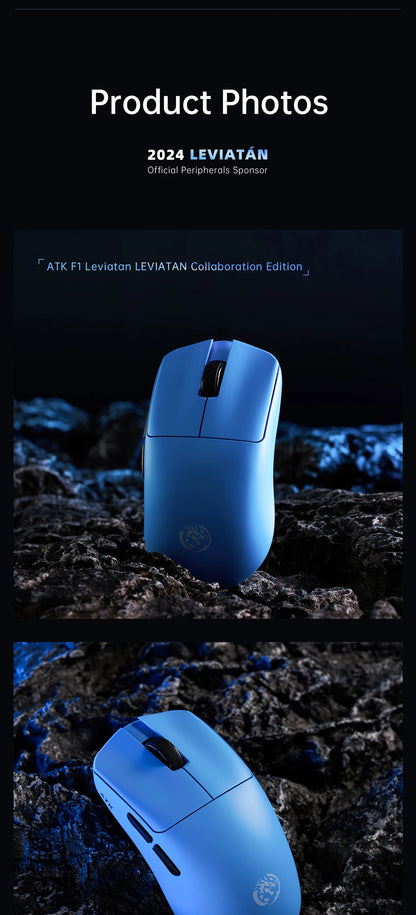 ATK BlazingSky F1 Extreme kabellose Gaming-Maus PAW3950 Ultra Dual-Mode 8000Hz 35g leichte E-Sports-FPS-Maus