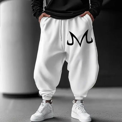 2026 Pink Dragon Ball Majin Buu Sweatpants Summer Anime Pants Unisex Loose Fit with Cuffed Ankles Wide Leg Trousers Plus Size