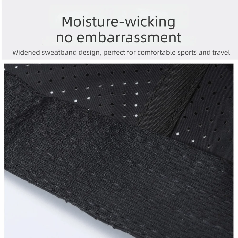 Breathable Perforated Quick-Drying Hat Sun Protection Adjustable Summer Sun Hat Letter R Embroidery Fishing Cycling Hat