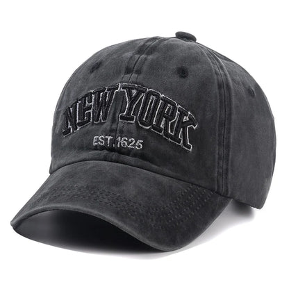 Czapka z pranej bawełny marki York dla mężczyzn i kobiet – czapki typu gorra, czapki snapback, czapki baseballowe, czapki przeciwsłoneczne, czapki typu dad hat, czapki outdoorowe