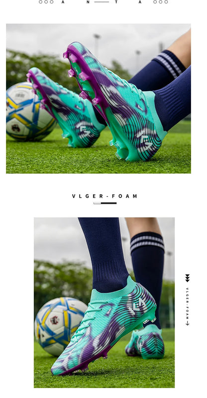 Scarpe da calcio professionali da uomo, resistenti e confortevoli, per allenamento, ultraleggere, di alta qualità, per partita