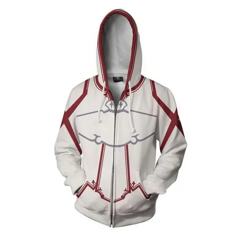 Anime gaming hoodie majica s kapuljačom, 3D print Overwatches DVA DJ, cosplay kostim za žene, muškarce i parove, jakna s kapuljačom, gornji odjevni predmet