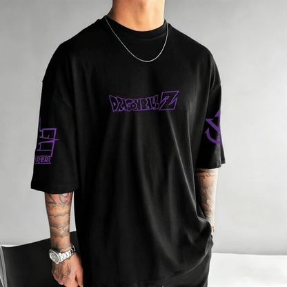 Dragon Ball Men's and Women's T-shirt Son Goku Anime Loose Oversize Tee Summer Spring Boy's Short Sleeves Parent-child Outfits