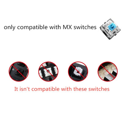 RGB-Gamer-Tastenkappen mit Farbverlauf-Hintergrundbeleuchtung für mechanische Tastaturen mit MX-Switches, OEM-Profil, PBT-Keycaps, Weiß/Blau, ISO-Layout, DIY-Tastenkappen