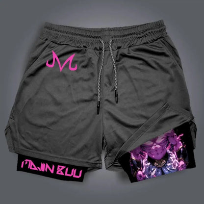 25-26 DragonBall Anime Suitable for Project Sports Badminton Anime Gender-Free Kei Style Retro Breathable Quick-Drying Shorts