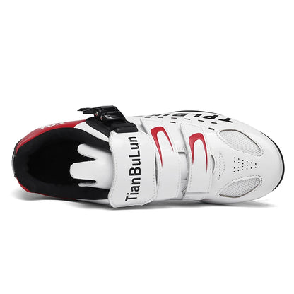 New Men’s and Women’s Bicycle Shoes Outdoor Cycling Shoes with Three Functional Soles Professional Training Shoes