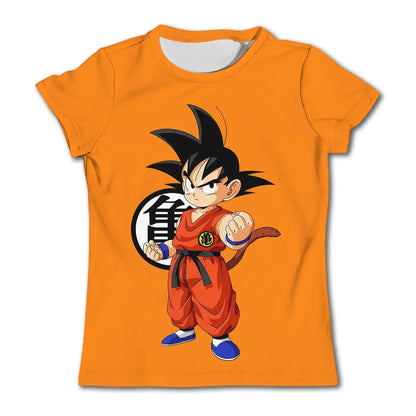 2026 Men's T-shirts Dragon Ball Z T-shirt Boys Clothes Children's Clothing Summer Short Sleeve Kids Cartoon Tee Tops Baby Boy