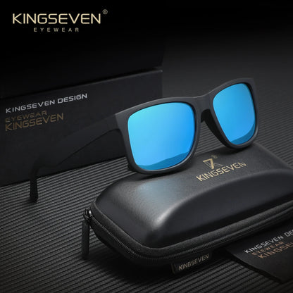KINGSEVEN Fashion Square polarizované sluneční brýle pro muže a ženy – brýle na řízení, outdoor a cestování, UV400