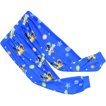 Sonic New Spring Autumn Children's Pajamas Boys and Girls Cartoon Long Sleeve Clothes Toddler Cotton Pajama Set Hedgehog Gift