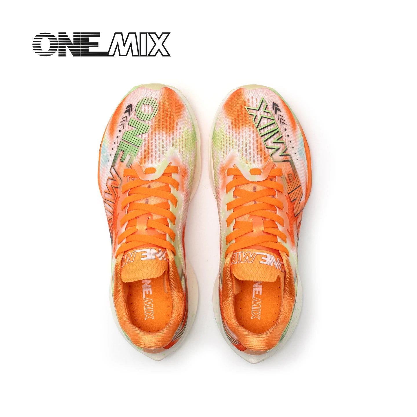 ONEMIX-Nylon Carbon Board Marathon Running Racing Shoes, Professional Stable Support, Shock-relief, Ultra-light Rebound Sneaker