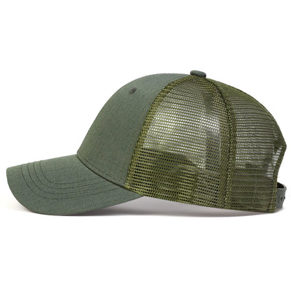 Unisex Solid Color Checkered Cloth Baseball Net Caps Hip Hop Cap Spring Summer Outdoor Adjustable Casual Hats Sunscreen Hat