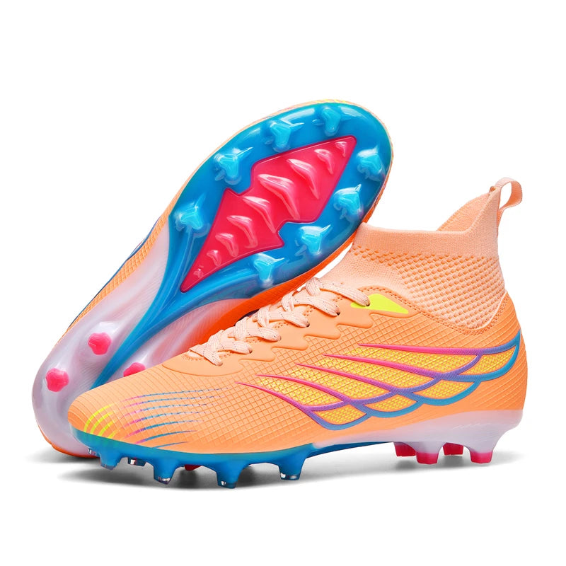 2026 New Superfly FG Football Boots Outdoor Soccer Cleat Black Shoes Soft Sport Professional Shoes Breathable Comfortable Boots