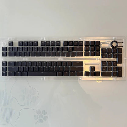 Keycap testurizzato antiscivolo trasparente retroilluminato G915 913 TKL G815 G813, compatibile con tastiera meccanica Logitech