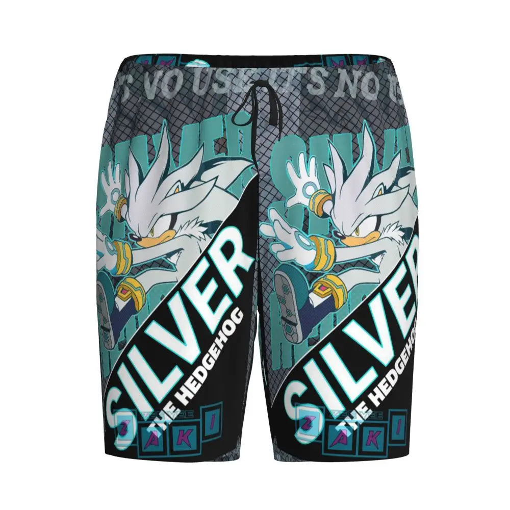 Custom Shadow The Hedgehog Sonic Poster Short Pajama Pants Men Sleepwear Sleep Lounge Bottom Shorts Sleeping Pants