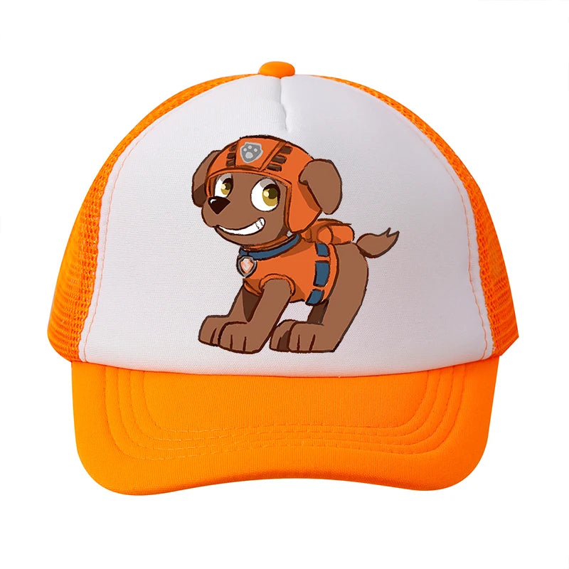 Czapka z daszkiem dla chłopców i dziewczynek, letnia, regulowana czapka przeciwsłoneczna z motywem anime „Paw Patrol” – Chase i Skye, urocza czapka w stylu retro, nakrycie głowy dla dorosłych, prezent