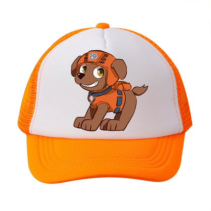 Czapka z daszkiem dla chłopców i dziewczynek, letnia, regulowana czapka przeciwsłoneczna z motywem anime „Paw Patrol” – Chase i Skye, urocza czapka w stylu retro, nakrycie głowy dla dorosłych, prezent
