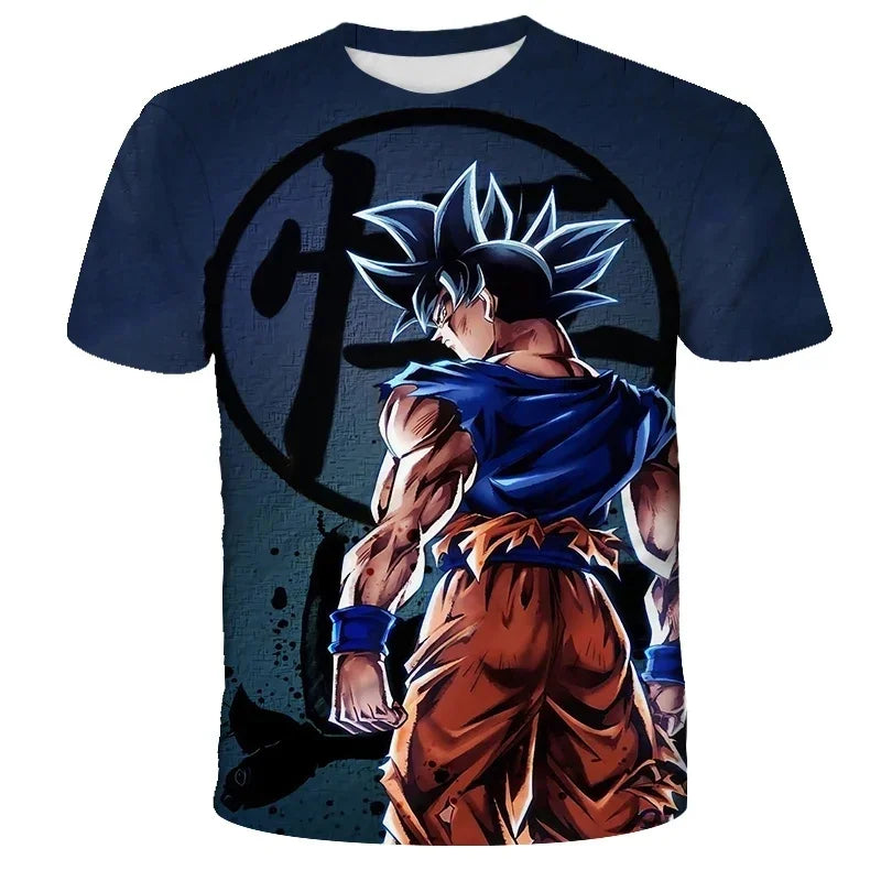 2026 Dragon Ball Z Graphic Print 3D Kids Summer Short Sleeve T-Shirt Top 2025 Hot Selling Cool Super Kids Adult T-Shirt Goku Y2k