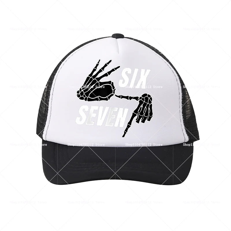 Casquette de baseball Steal A Brainrot 67 Six Seven, motif cartoon/anime, lettres de l'alphabet A à Z, pour garçons et filles, ajustable, sport et mode, couvre-chef pour adulte, cadeau