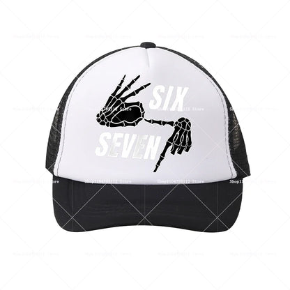 Casquette de baseball Steal A Brainrot 67 Six Seven, motif cartoon/anime, lettres de l'alphabet A à Z, pour garçons et filles, ajustable, sport et mode, couvre-chef pour adulte, cadeau
