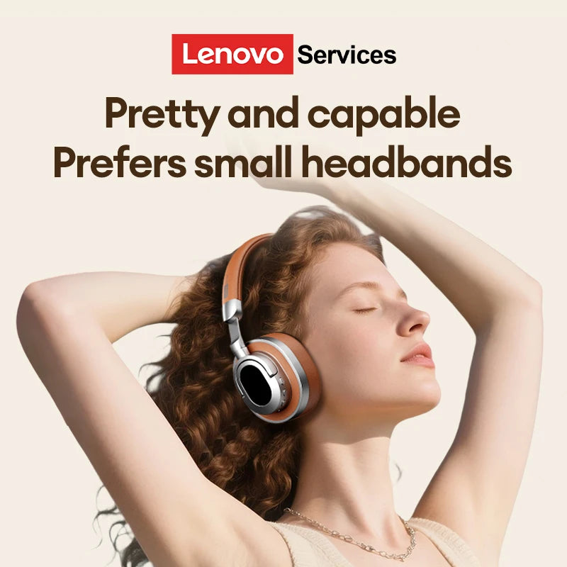Lenovo LE602 Bluetooth 6.0 Over-Ear-Kopfhörer – HiFi-Stereo-ANC-Gaming-Headset kabellos & kabelgebunden mit ENC-HD-Mikrofon