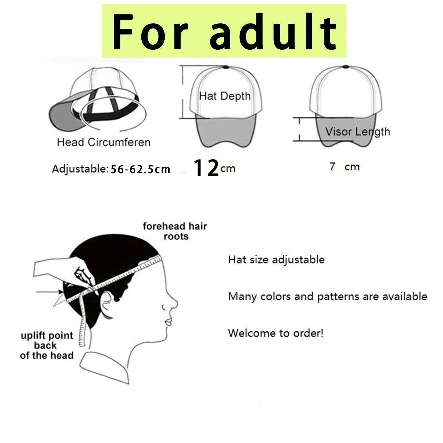Sprunkis Unisex Baseball Cap Adjustable Summer Parent-child Sunhat Mesh Breathable Outdoor Sport Boy Hip Hop Peaked Hat Gift