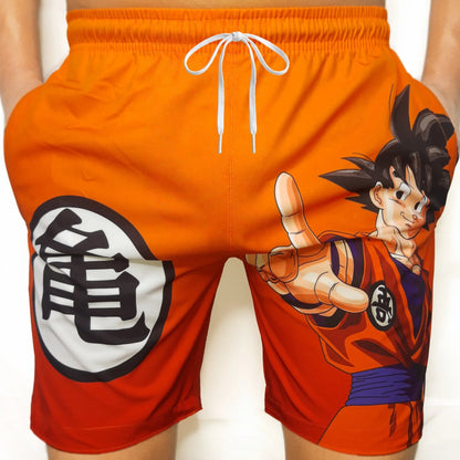 2026 Summer Dragon Ball GokuVegeta Summer Creative Casual Pants Large Size Anime Character Peripheral Quick Dry Casual Shorts