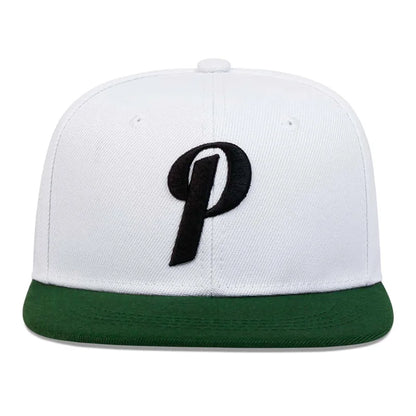 Unisex P Letter Embroidery Hip-hop Hats Spring And Autumn Outdoor Adjustable Sports Casual Baseball Caps Sunscreen Hat