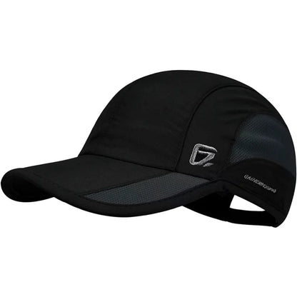 GADIEMKENSD Unisex Quick Dry Sports Cap - Running, Hiking, Golf - Sun Protective Outdoor Cap (Gorra Running, Boné Corrida）