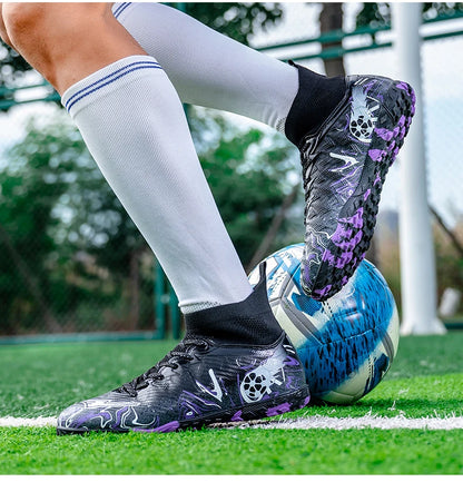 Neue professionelle Fußballschuhe für Herren, rutschfeste Fußballstiefel, Unisex, atmungsaktiv, für Futsal und Sport, neue Stollenschuhe, Dropshipping, ultraleicht