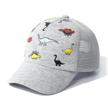 Toddler Baseball Hat Sun Protection Baby Cap Adjustable Fit Mesh Baseball Hat Outdoor Beach Sun Cap for Kids 1-5Years