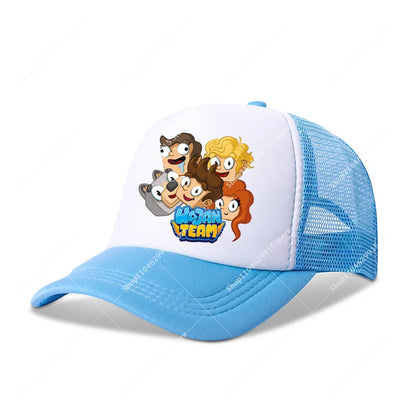 Wojans Team Baseball Cap Cartoon Anime Hot Game Printed Headwear Summer Adjustable Fashion Blue Sport Casual Hats Birthday Gift