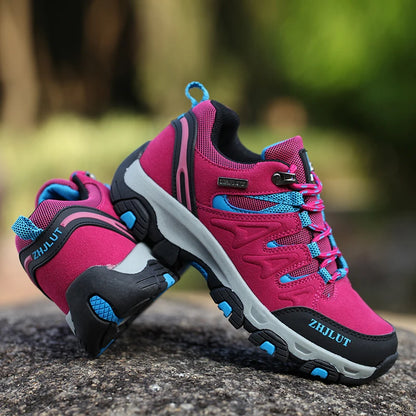 Bottes de randonnée pro-montagne pour sports de plein air, chaussures de trekking pour hommes et femmes, chaussures de marche résistantes à l'usure, chaussures d'escalade d'été