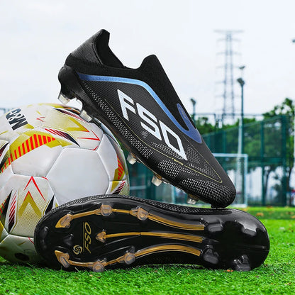 New Men Soccer Shoes Football Boots Non-Slip Boys Sneakers Hot-selling Grass Cleats High-quality Match Outdoor High-top Light