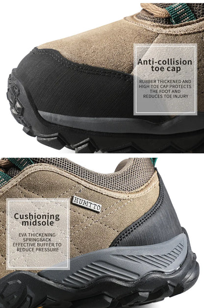 HUMTTO Wanderschuhe für Herren, luxuriöse Designer-Winter-Kletter- und Trekking-Sneaker aus Leder, Outdoor-Sport- und Arbeitsschuhe für Herren 110282A