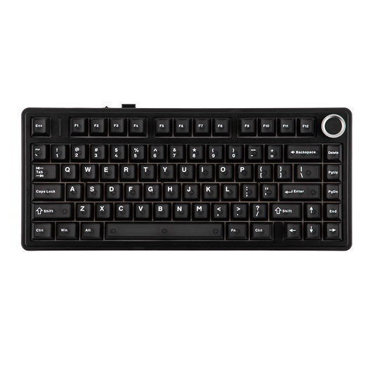 Teclado Mecânico EPOMAKER x AULA F75 Ultra VIA Programável 75% ANSI US QWERTY com Gasket, com Fios/Bluetooth/2.4Ghz Sem Fios