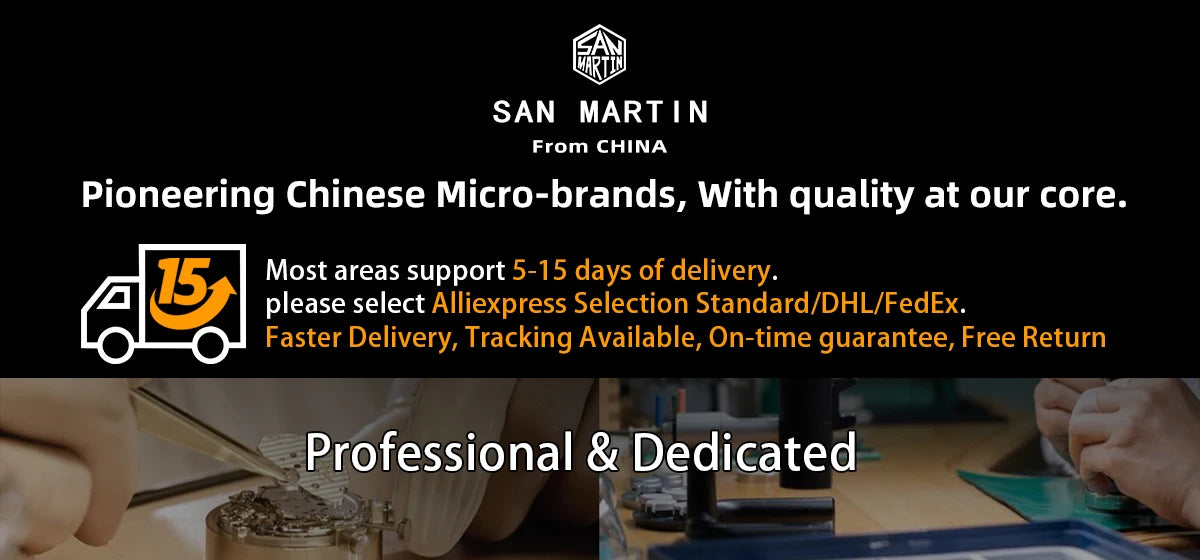 San Martin 42mm Top Band Men Diving Watch Fashion Classic Luxury Automatic Mechanical Watches Sapphire Waterproof 200m Relogio