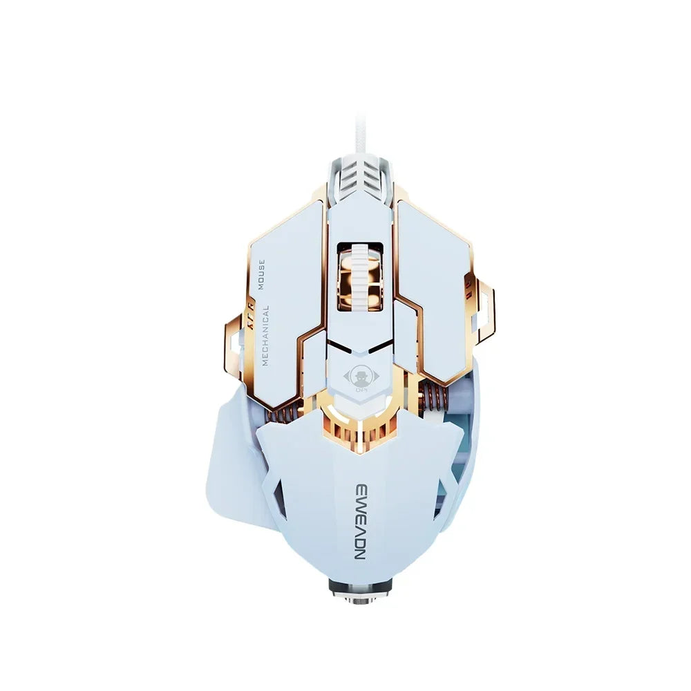 G5 Mechanical E-sports Wired Mouse RGB 9 Button Macro Programming Gaming Mute Mouse 12800 DPI For Desktop Computer Laptop