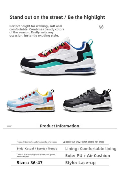 Spring Hot Sale of the Season Men's Casual Running Shoes Fashionable Breathable Lightweight Sporty Mesh Upper Durable Rubber ...
